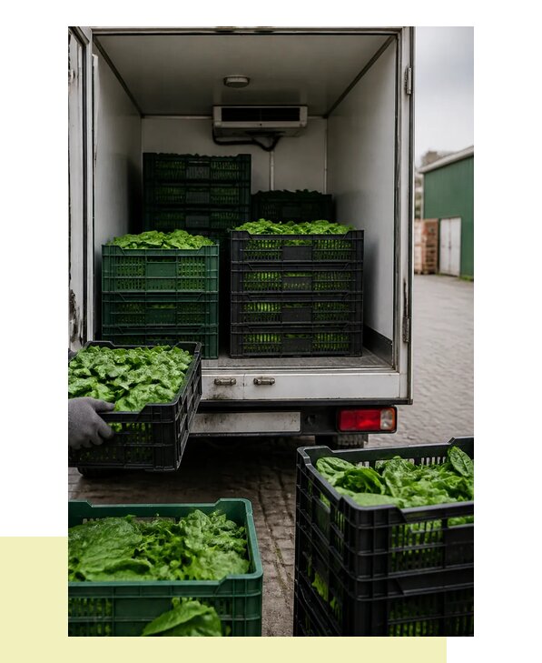 Перевозка шпината в Серпухов с сохранением свежести продукции